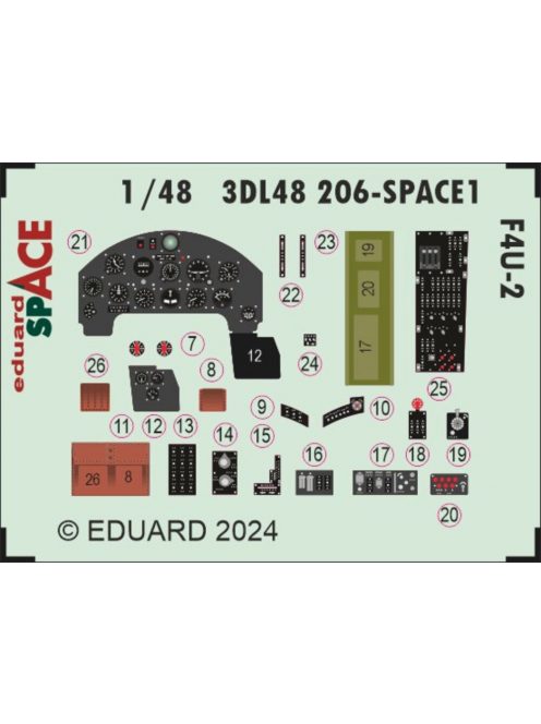 Eduard - F4U-2 SPACE  HOBBY BOSS