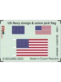 Eduard - US Navy ensign & union jack flag SPACE 1/200