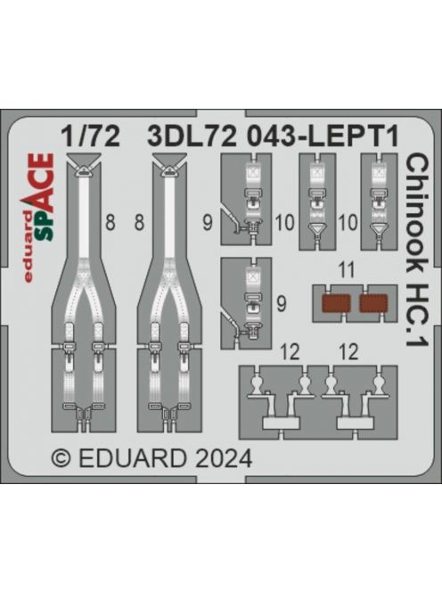 Eduard - Chinook HC.1 SPACE  AIRFIX