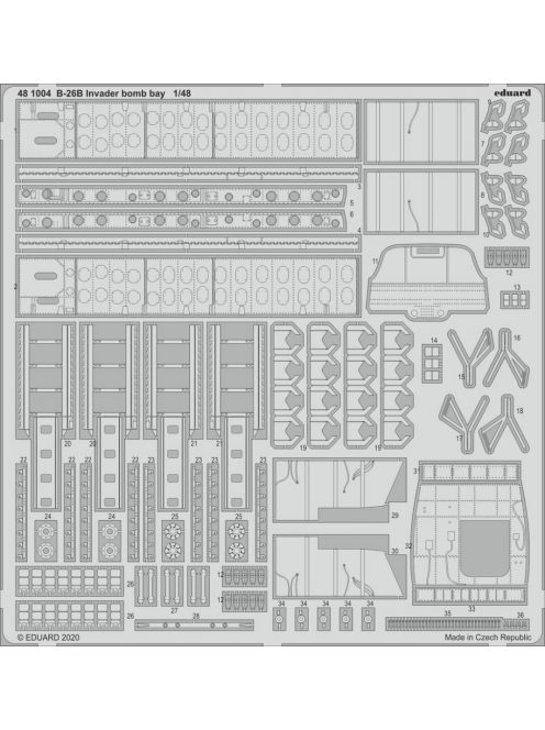 Eduard - B-26B Invader bomb bay for ICM