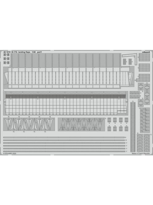 Eduard - B-17G landing flaps for HKM