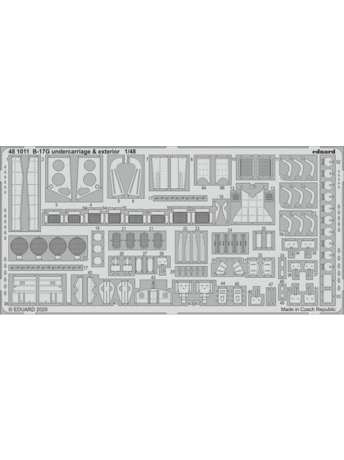 Eduard - B-17G undercarriage & exterior for HKM