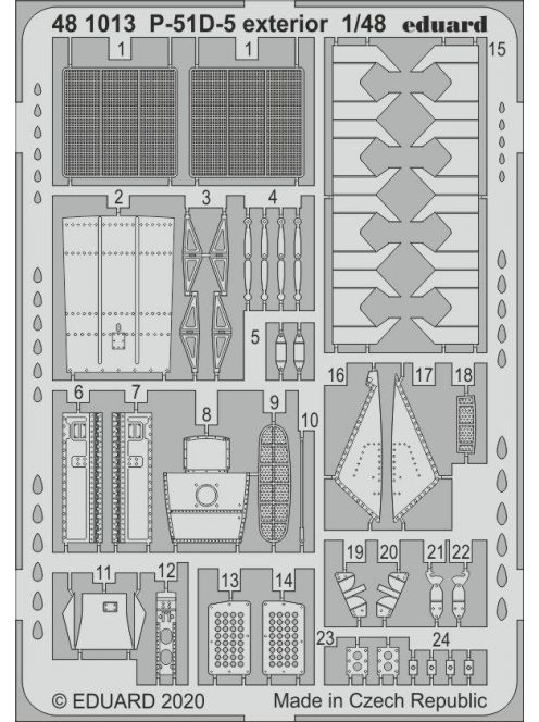 Eduard - P-51D-5 exterior for Airfix