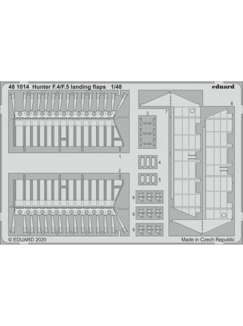 Eduard - Hunter F.4/F.5 landing flaps for Airfix