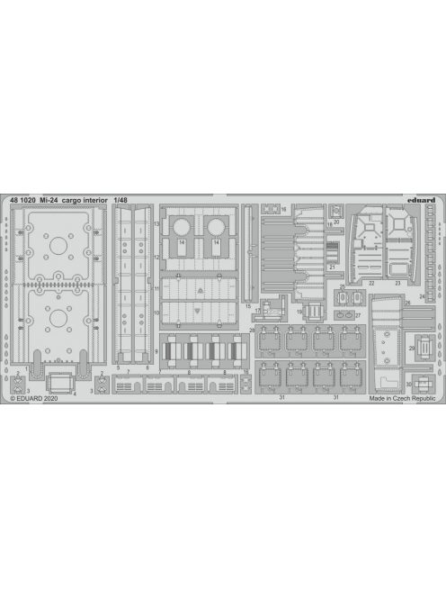 Eduard - Mi-24 cargo interior for Zvezda