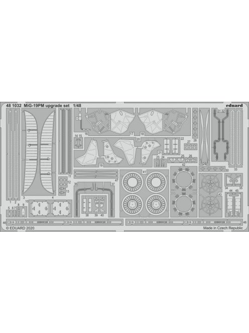 Eduard - MiG-19PM upgrade set for Eduard