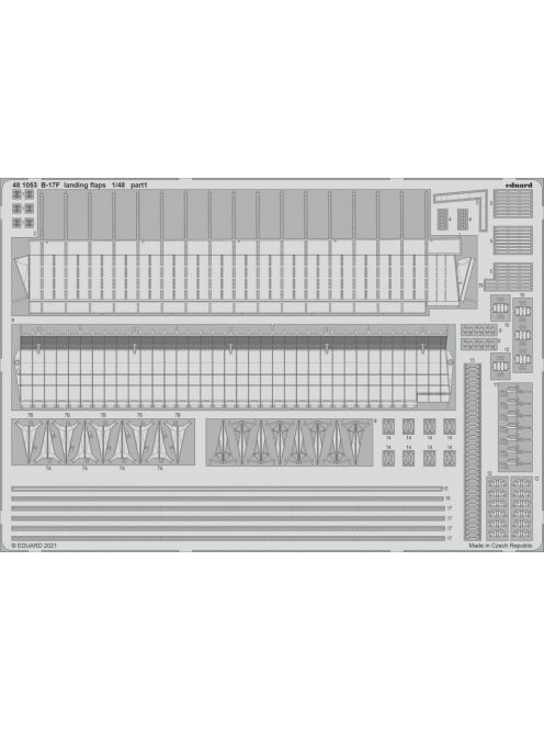 Eduard - B-17F landing flaps for HKM