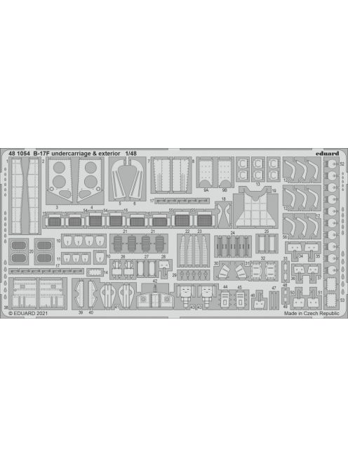 Eduard - B-17F undercarriage & exterior for HKM