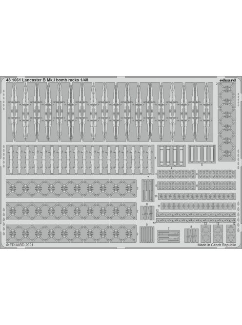 Eduard - Lancaster B Mk.I Bomb Racks 1/48 For Hkm
