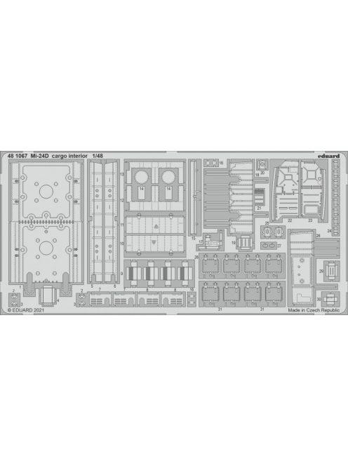 Eduard - Mi-24D Cargo Interior For Eduard