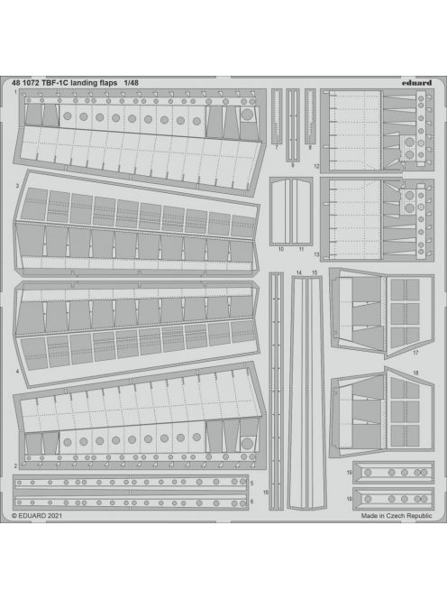 Eduard - Tbf-1C Landing Flaps, For Academy