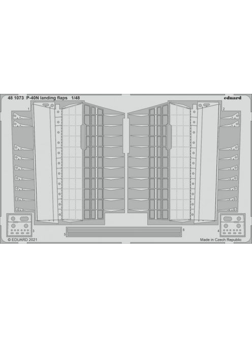 Eduard - P-40N Landing Flaps, For Academy