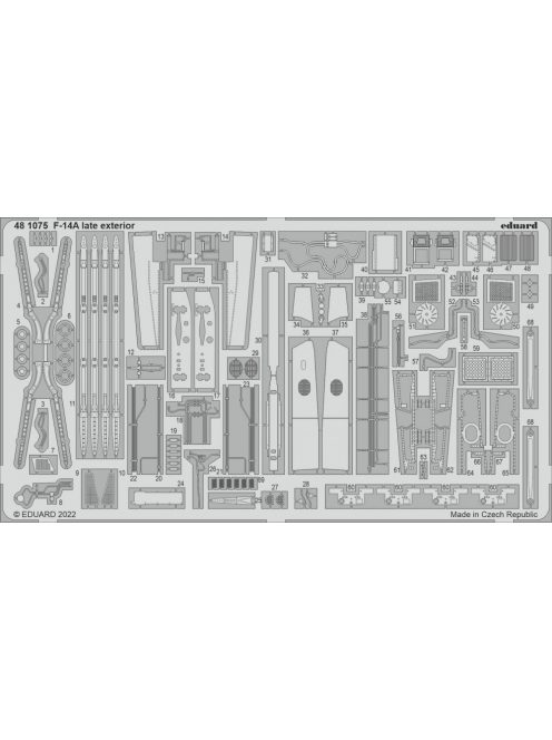 Eduard - F-14A Late Exterior For Tamiya