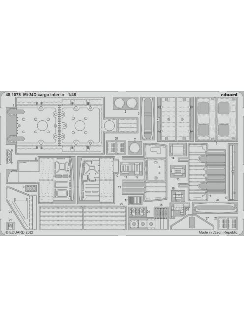 Eduard - Mi-24D Cargo Interior For Trumpeter