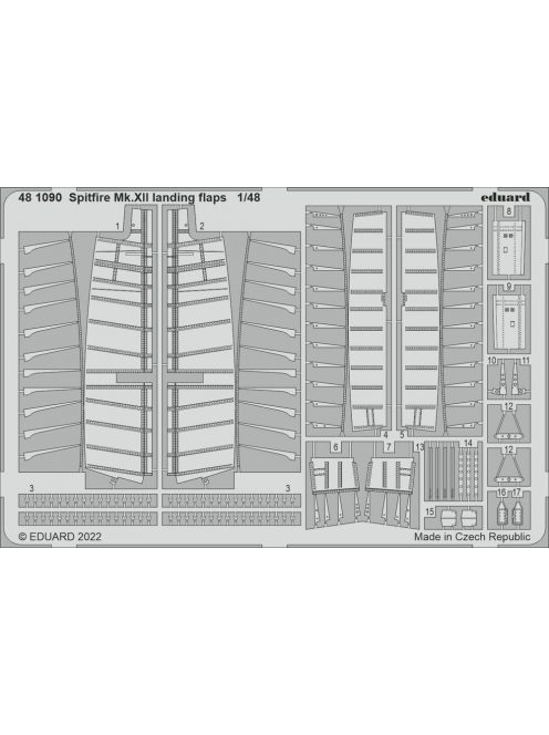 Eduard - Spitfire Mk.XII landing flaps for AIRFIX