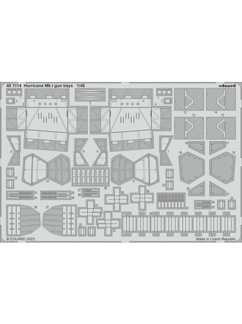 Eduard - Hurricane Mk.I gun bays 1/48 HOBBY BOSS