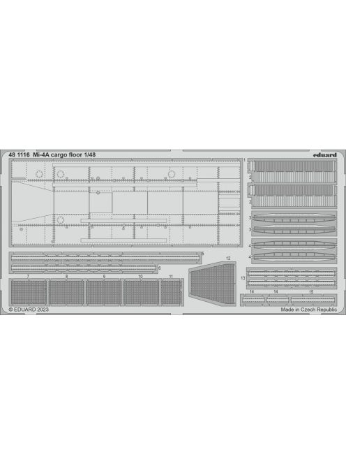 Eduard - Mi-4A cargo floor 1/48 TRUMPETER