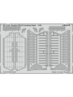 Eduard - Hunter FGA.9 landing flaps  1/48 AIRFIX