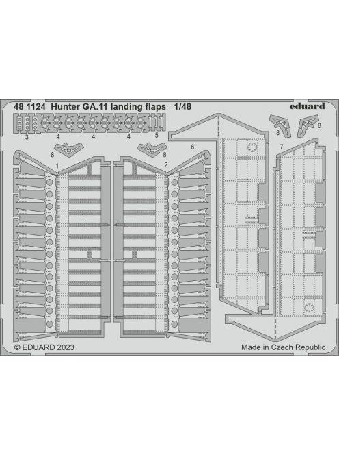 Eduard - Hunter GA.11 landing flaps 1/48 AIRFIX