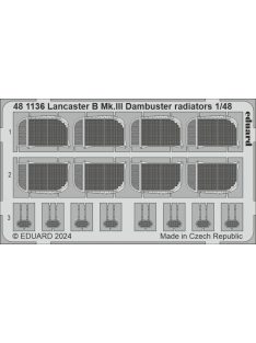 Eduard - Lancaster B Mk.III Dambuster radiators 1/48 HKM