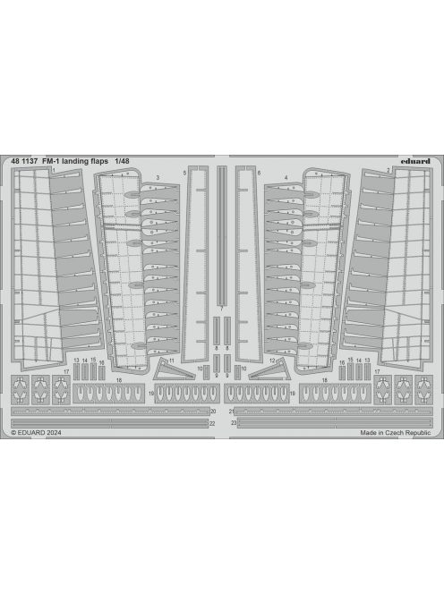 Eduard Accessories - FM-1 landing flaps TAMIYA