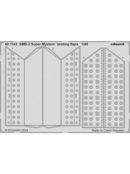 Eduard - SMB-2 Super Mystere landing flaps