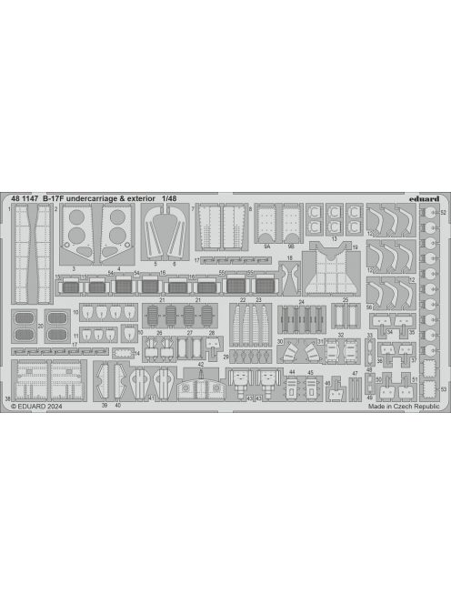 Eduard - B-17F undercarriage & exterior 1/48