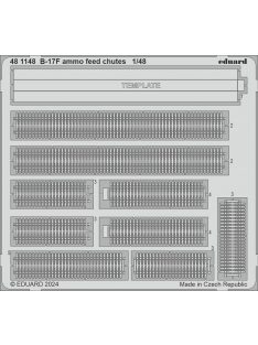 Eduard - B-17F ammo feed chutes 1/48
