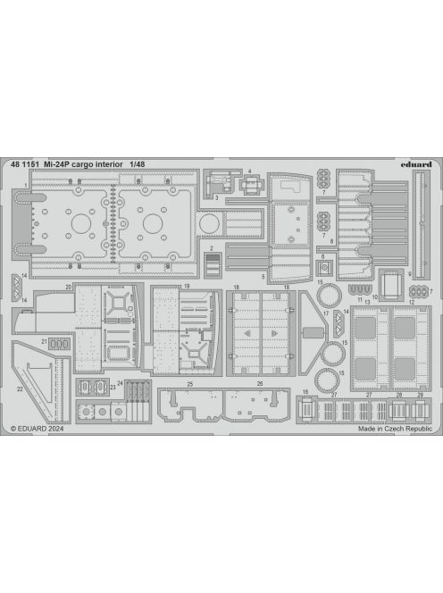 Eduard - Mi-24P cargo interior