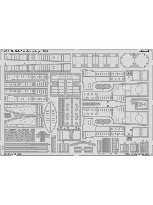 Eduard - B-24D undercarriage  HOBBY BOSS