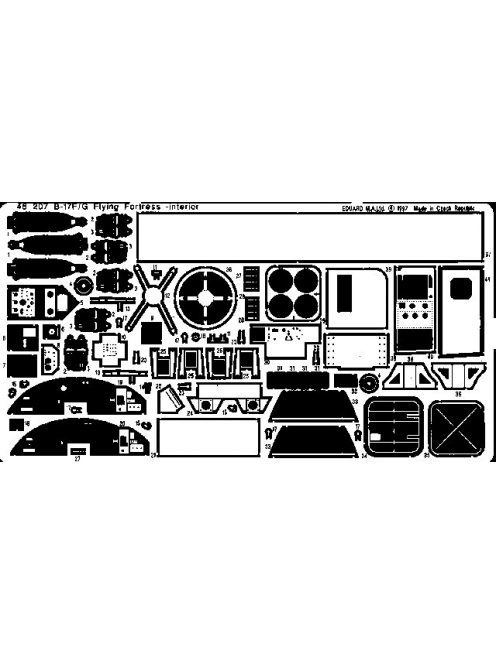 Eduard - B-17F/G Flying Fortress interior 
