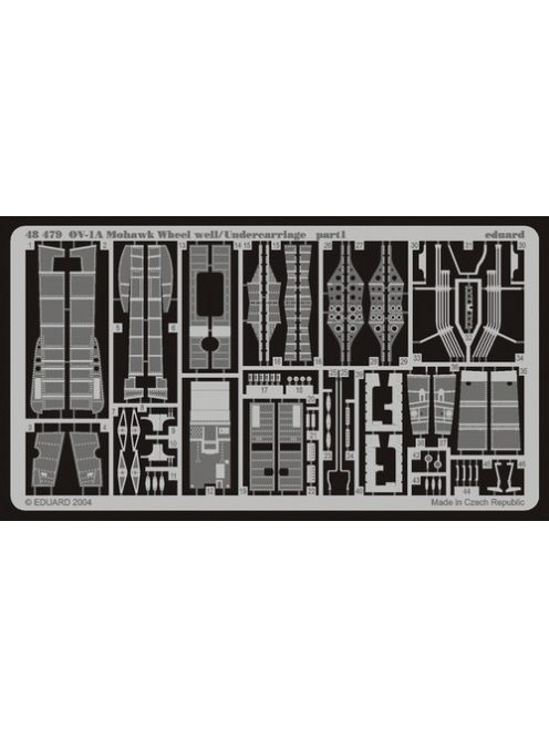 Eduard - OV-1A Mohawk Wheel Well/Undercarriage 