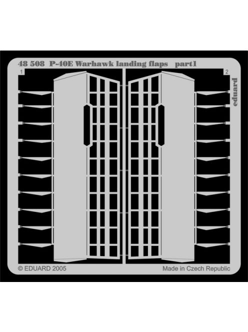 Eduard - P-40E Warhawk landing flaps for Hasegawa
