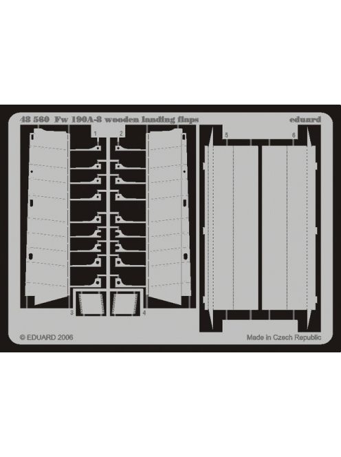 Eduard - Fw 190A/F wooden landing flaps for Eduard