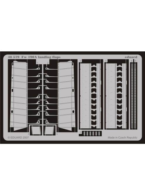 Eduard - Fw 190A  landing flaps for Hasegawa