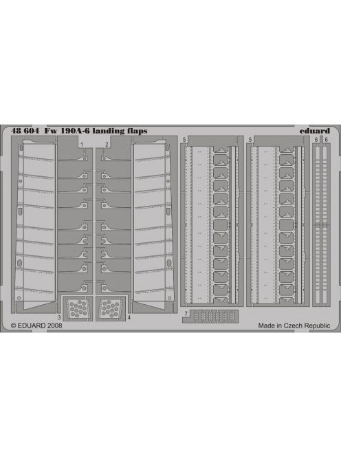 Eduard - Fw 190A-6 landing flaps for Hasegawa