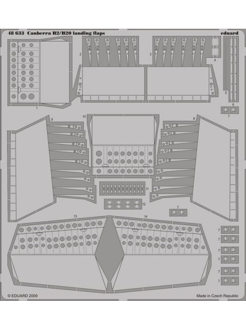 Eduard - Canberra B2/B20 landing flaps (AIR) 