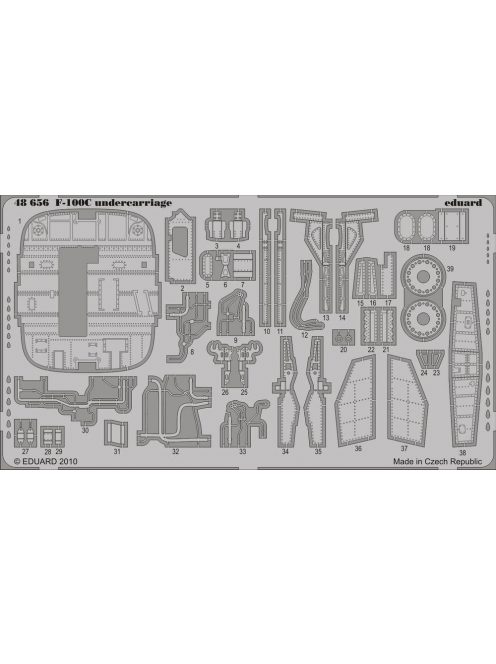 Eduard - F-100C undercarriage for Trumpeter 