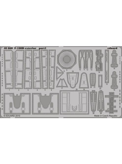 Eduard - F-100D exterior for Trumpeter 