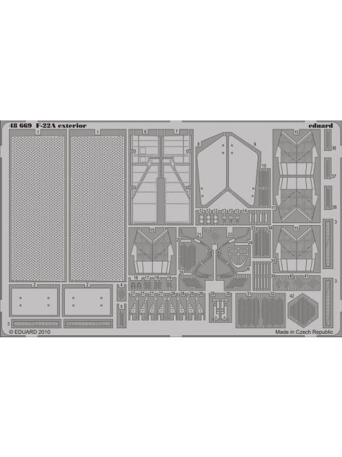 Eduard - F-22A exterior for Hasegawa 