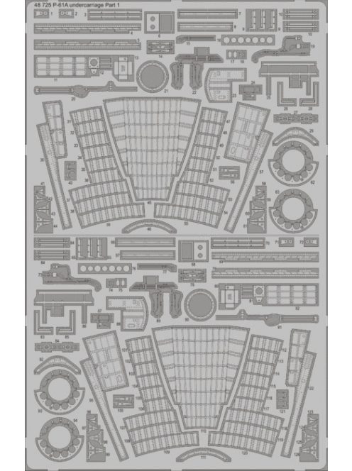 Eduard - P-61A undercarriage for Great Wall Hobby 