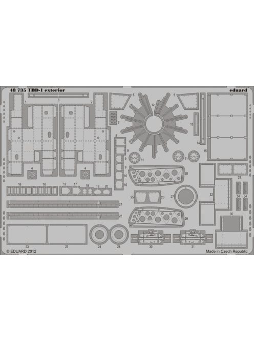 Eduard - TBD-1 exterior for Great Wall Hobby 