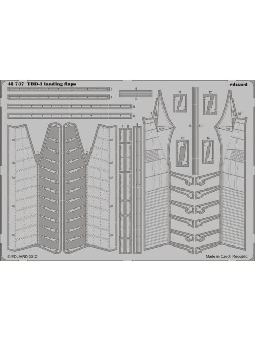 Eduard - TBD-1 landing flaps for Great Wall Hobby 