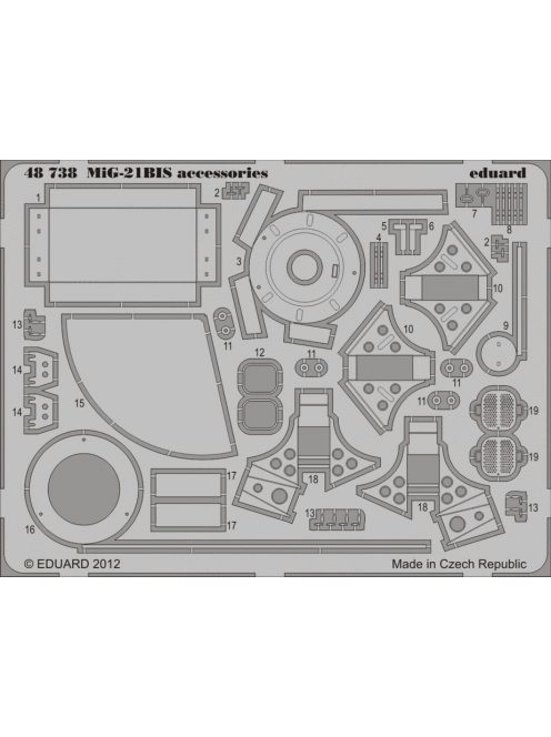 Eduard - MiG-21 BIS accessories for Eduard 