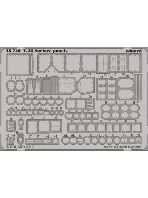 Eduard - T-28 surface panels S.A. for Roden 