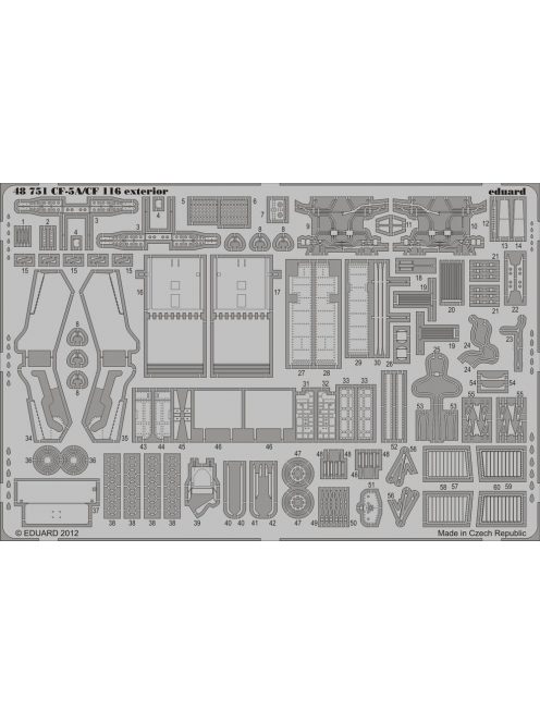 Eduard - CF-5A/CF-116 exterior for Kinetic 