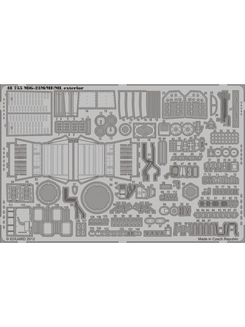 Eduard - MiG-23M/ML/MF exterior for Trumpeter 