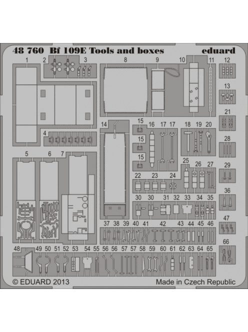 Eduard - Bf 109E tools and boxes 