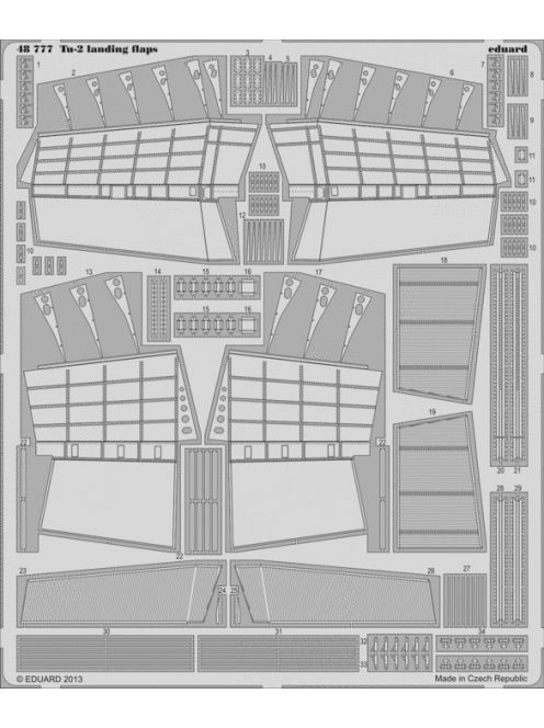 Eduard - Tu-2 landing flaps for Xuntong Model 