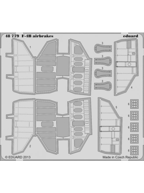 Eduard - F-4B airbrakes for Academy 